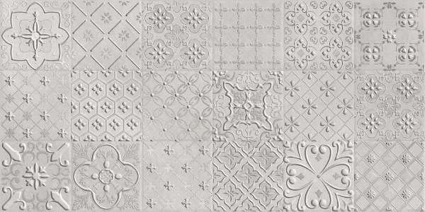 Декоративные элементы Керлайф Luce Collage Perla, цвет серый, поверхность матовая, прямоугольник, 315x630