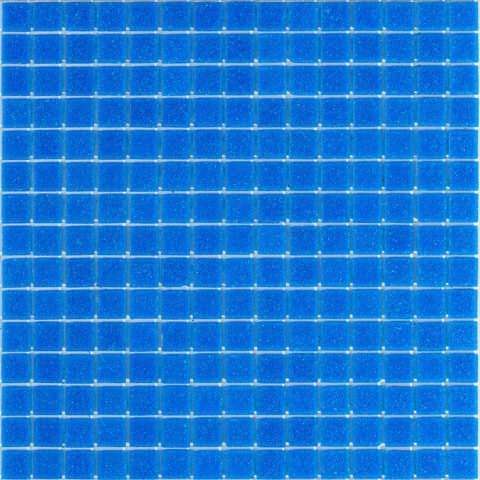 Мозаика Alma Mosaic Sandy SE22, цвет синий, поверхность матовая, квадрат, 327x327