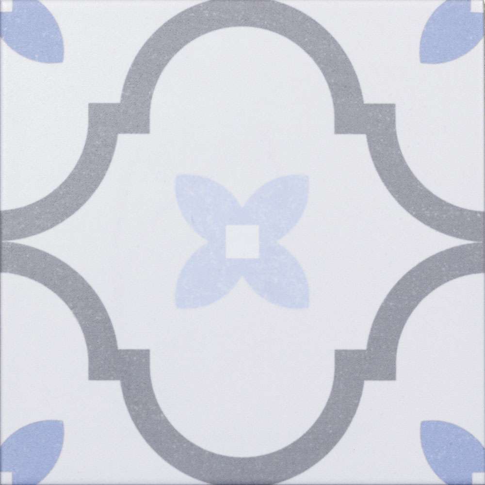 Керамогранит El Barco Acropolis Delfos Mix, цвет белый, поверхность матовая, квадрат, 200x200