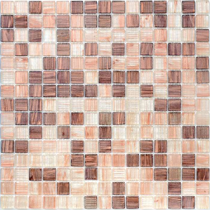 Мозаика Caramelle Mosaic La Passion D Estrees New, цвет коричневый, поверхность глянцевая, квадрат, 327x327