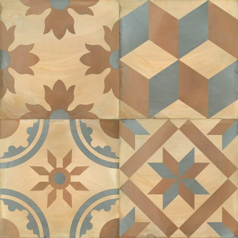 Декоративные элементы Cifre Decor Montblanc Paja 1, цвет бежевый, поверхность глянцевая, квадрат, 450x450
