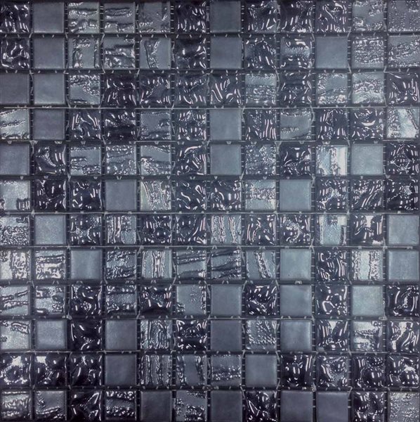 Мозаика Mosavit Trendy Antracita, цвет чёрный, поверхность глянцевая, квадрат, 316x316