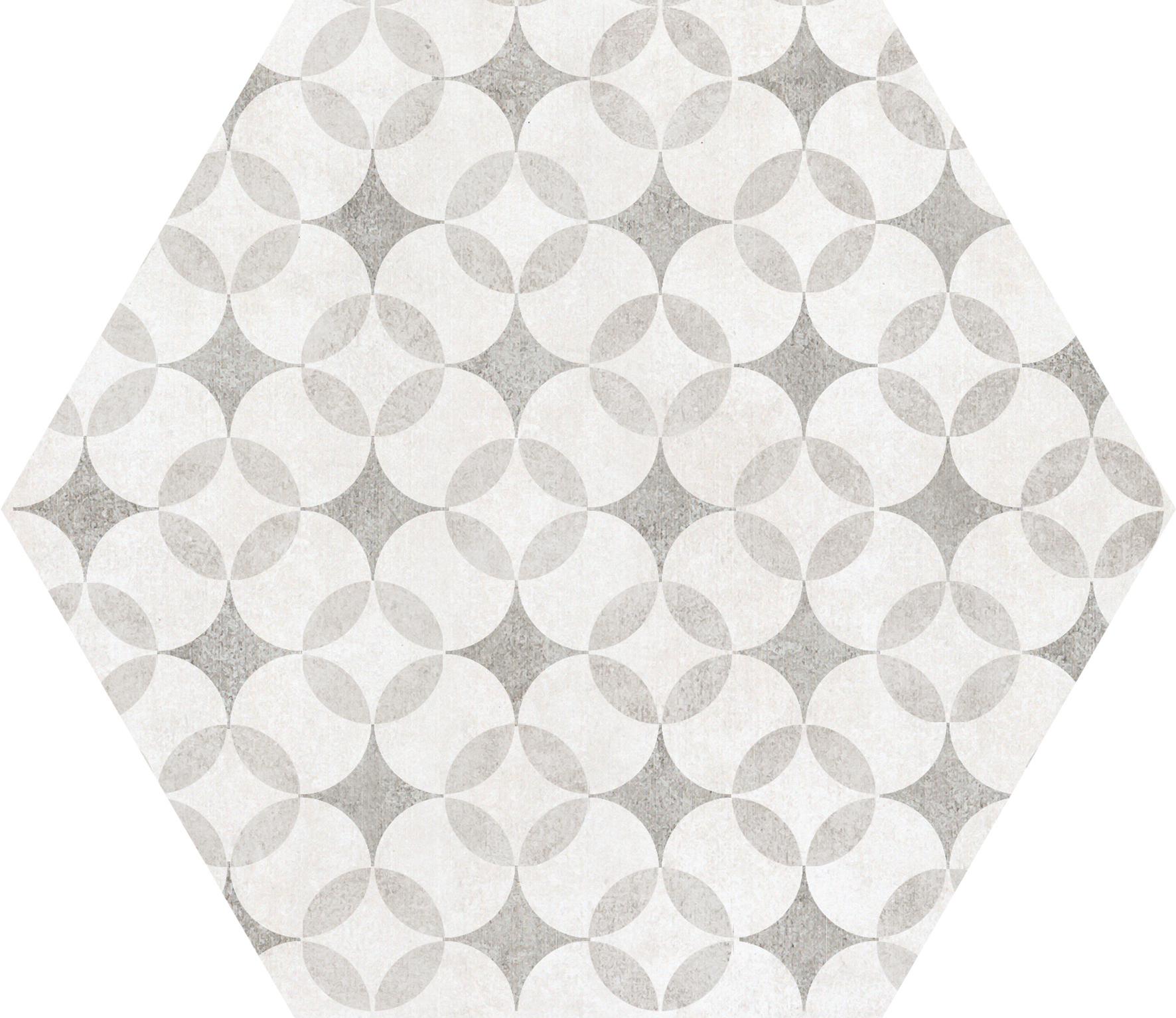 Декоративные элементы Pamesa At. Hex. Alpha Mix-Perla, цвет коричневый бежевый, поверхность матовая, шестиугольник, 258x290
