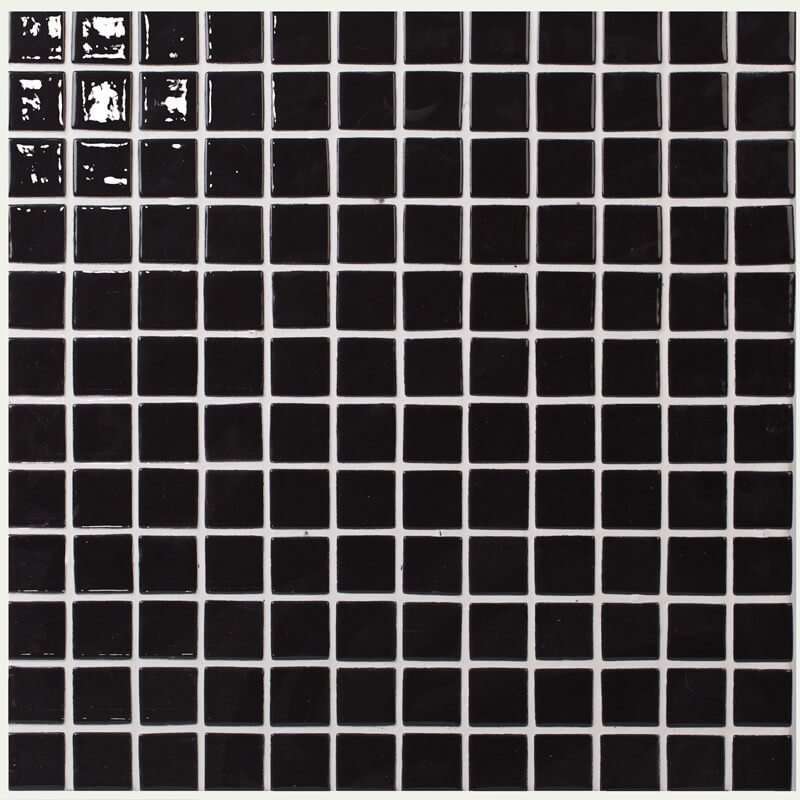 Мозаика Vidrepur Colors № 900 (На Бумаге), цвет чёрный, поверхность глянцевая, квадрат, 317x317