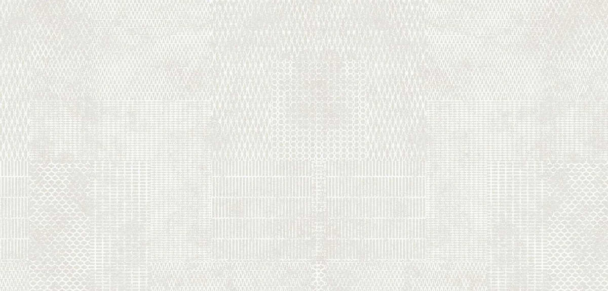 Широкоформатный керамогранит Urbatek Stuc White Deco Nature 100275632, цвет белый, поверхность матовая натуральная, прямоугольник, 1200x2500
