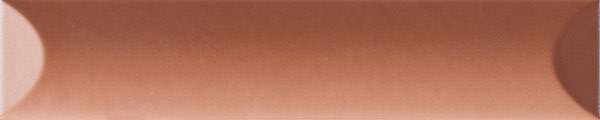 Керамическая плитка Ava UP Cuscino Avana Glossy 192115, цвет терракотовый, поверхность глянцевая 3d (объёмная), под кирпич, 50x250