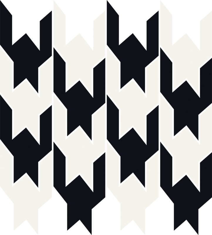 Мозаика Paradyz Uniwersalna Mozaika Bianco Stella, цвет чёрно-белый, поверхность матовая, прямоугольник, 268x298