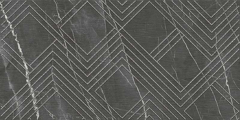 Керамическая плитка Azori Hygge Decor Grey Cristall, цвет чёрный, поверхность матовая, прямоугольник, 315x630