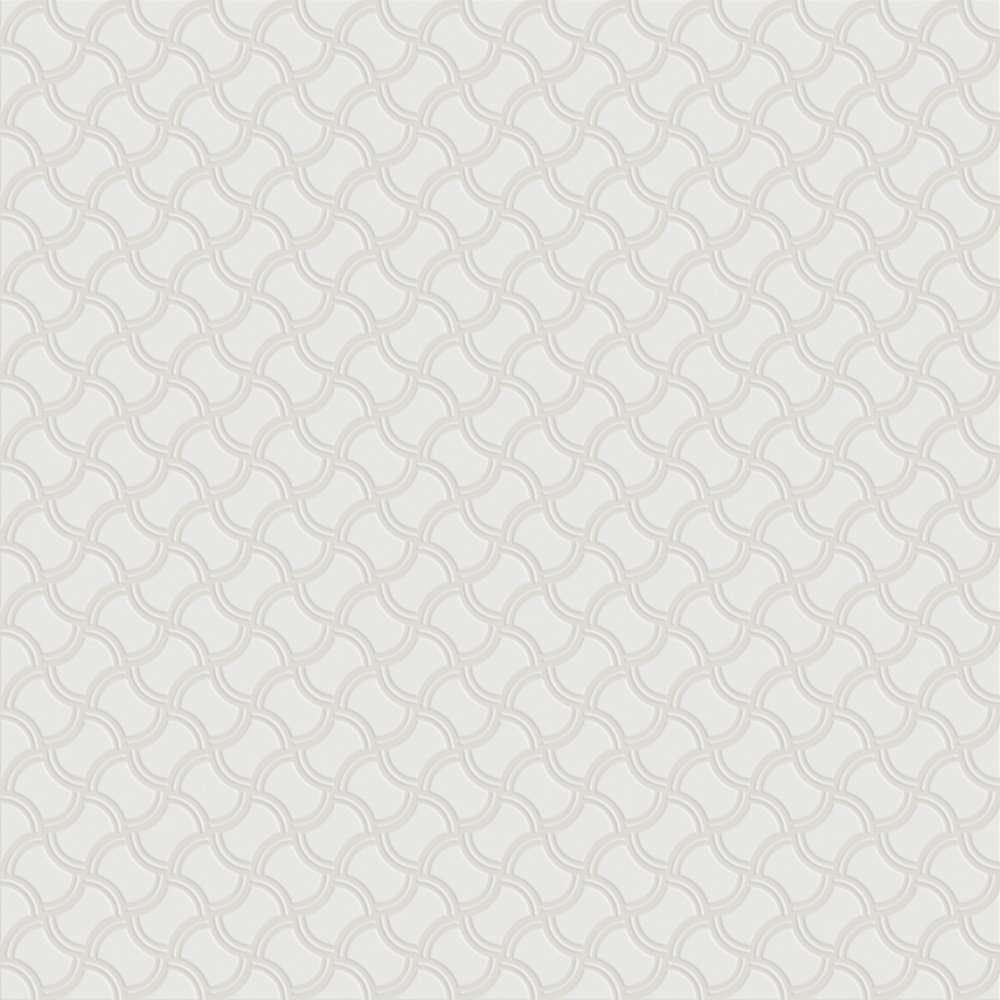 Керамогранит Tagina Filet Blanc 7VF08FI, цвет белый, поверхность глянцевая, квадрат, 600x600
