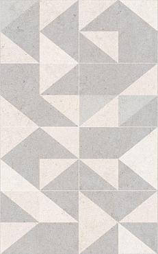 Керамическая плитка Creto Lorenzo geometrya бежевый 00-00-5-09-00-11-2611, цвет серый, поверхность матовая, прямоугольник, 250x400
