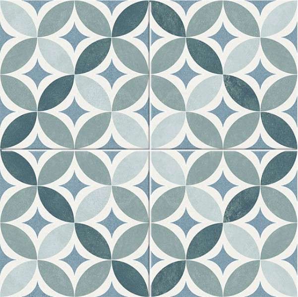 Керамическая плитка Dual Gres Luken Nicole Matt, цвет бирюзовый, поверхность матовая, квадрат, 450x450