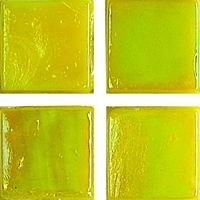 Мозаика JNJ Mosaic Ice Jade IC81, цвет жёлтый, поверхность глянцевая, квадрат, 150x150