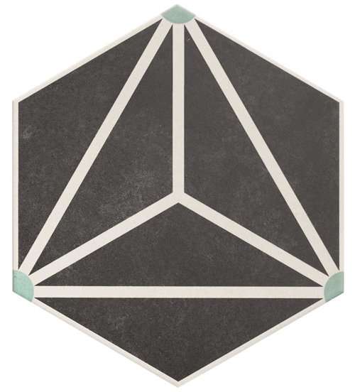 Керамогранит Realonda Osaka Charcoal RLN0069, цвет серый, поверхность матовая, прямоугольник, 285x330