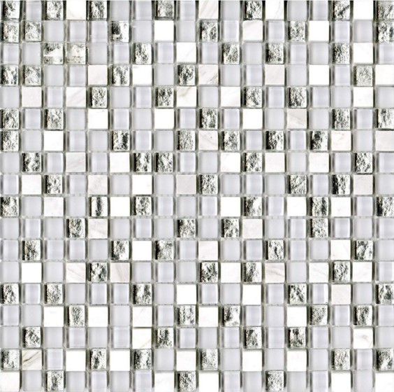 Мозаика L'Antic Colonial Eternity White L242521781, цвет серый, поверхность матовая, квадрат, 297x297x8