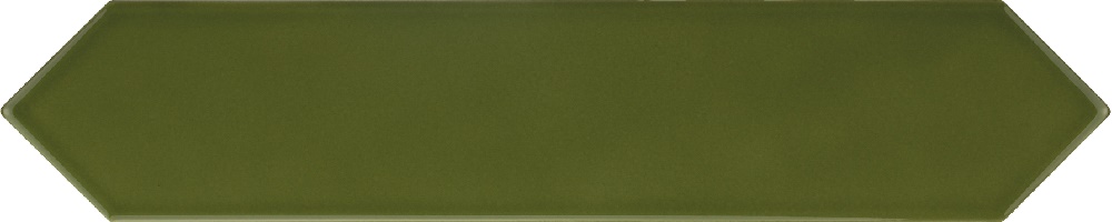 Керамическая плитка Equipe Arrow Green Kelp 25827, цвет зелёный, поверхность глянцевая, прямоугольник, 50x250