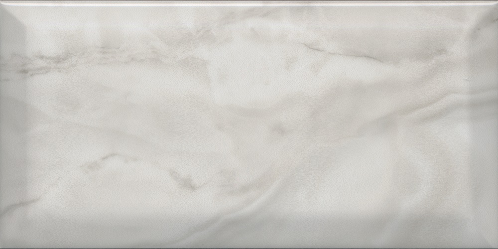 Керамическая плитка Kerama Marazzi Сеттиньяно белый грань глянцевый 19075, цвет белый, поверхность глянцевая, кабанчик, 99x200