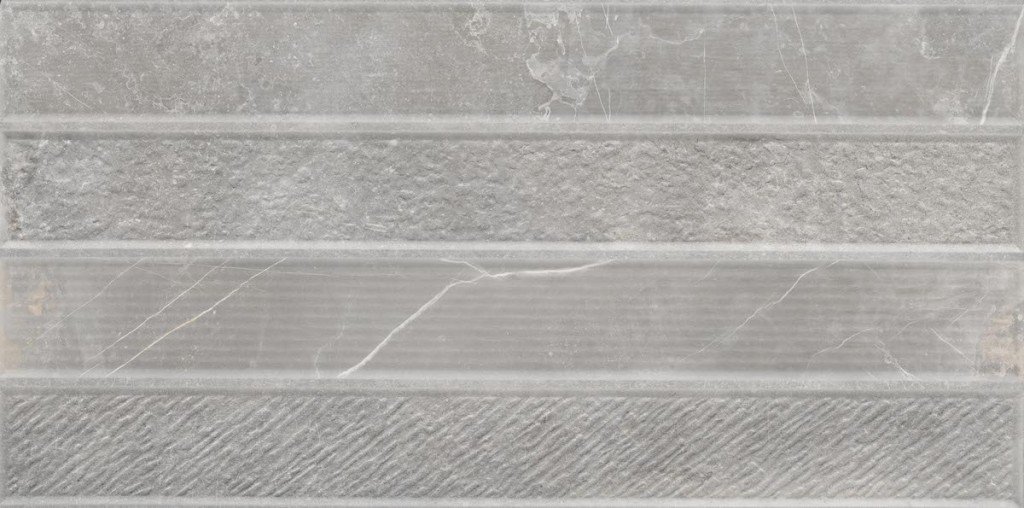 Керамогранит Piemme Uniquestone Titanium Level Ret. 01739 (03011), цвет серый, поверхность матовая, прямоугольник, 600x1200