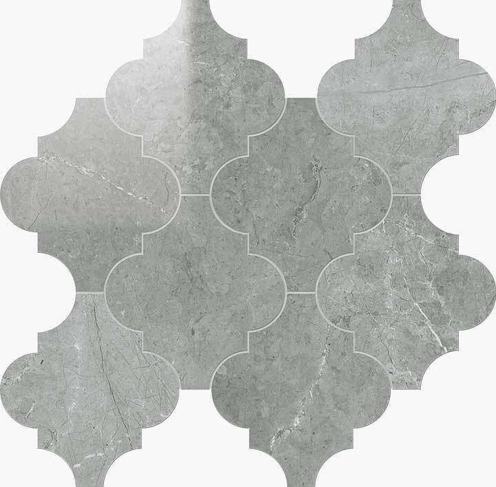 Мозаика Novabell Provenzale Grigio Imperiale Lapp. IMP 226L, цвет серый, поверхность лаппатированная, прямоугольник, 300x324