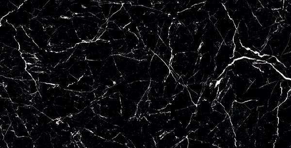 Керамогранит Cube Ceramica Black Marble, цвет чёрный, поверхность полированная, прямоугольник, 600x1200