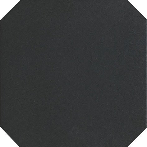 Керамогранит Grazia Old England Ottagono York OEO5, цвет чёрный, поверхность матовая, восьмиугольник, 200x200