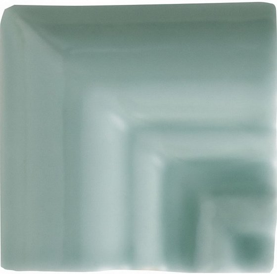 Вставки Adex ADNE5618 Angulo Marco Moldura Italiana PB Sea Green, цвет зелёный, поверхность глянцевая, квадрат, 50x50