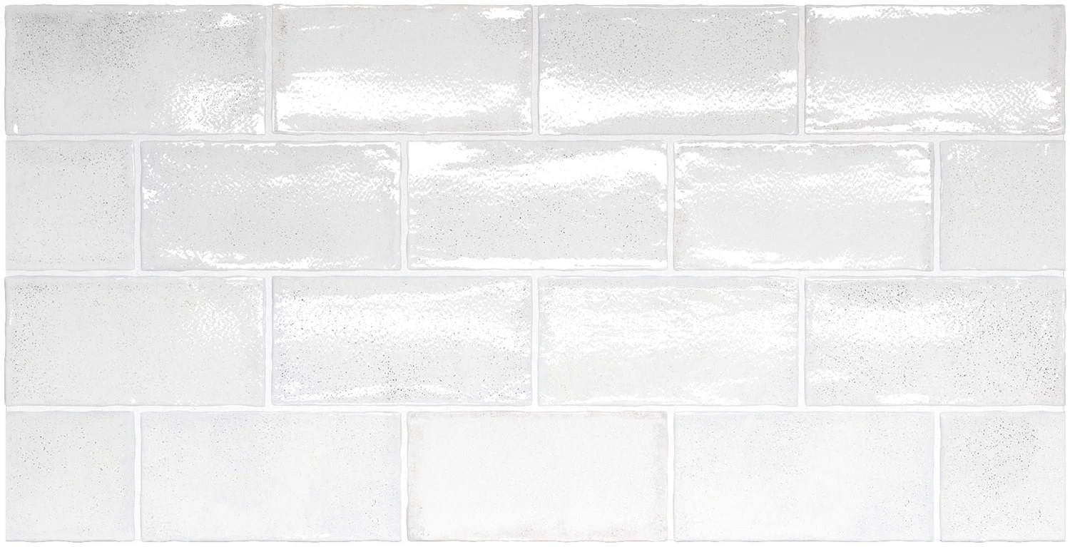 Керамическая плитка Equipe Altea White 27608, цвет белый, поверхность глянцевая, кабанчик, 75x150