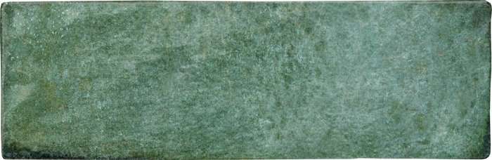 Керамическая плитка Harmony Dyroy Green 29013, цвет зелёный, поверхность глянцевая, кабанчик, 65x200