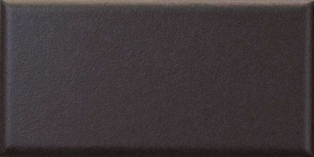 Керамическая плитка Equipe Matelier Volcanic Black 26474, цвет чёрный, поверхность матовая, кабанчик, 75x150
