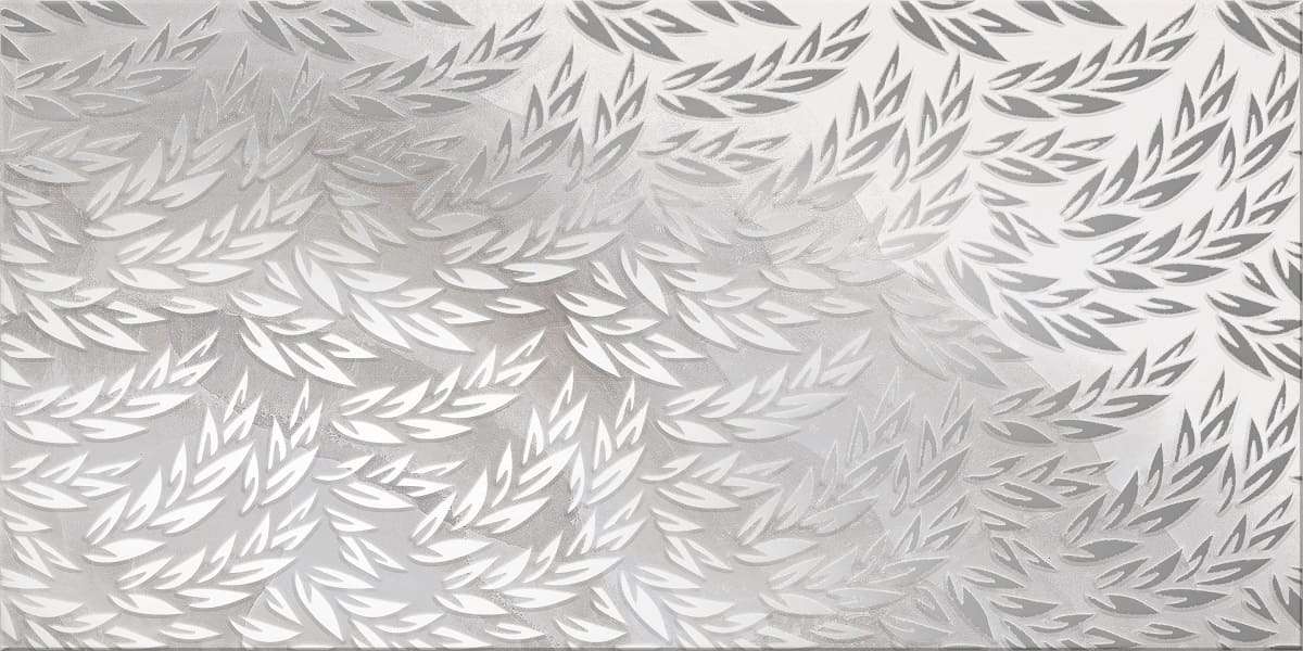 Декоративные элементы Axima Палермо Декор Колоски, цвет серый, поверхность глянцевая, прямоугольник, 250x500