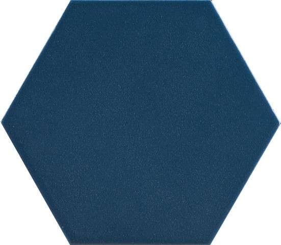 Керамогранит Pamesa Mayfair Navi, цвет синий, поверхность сатинированная, шестиугольник, 198x228