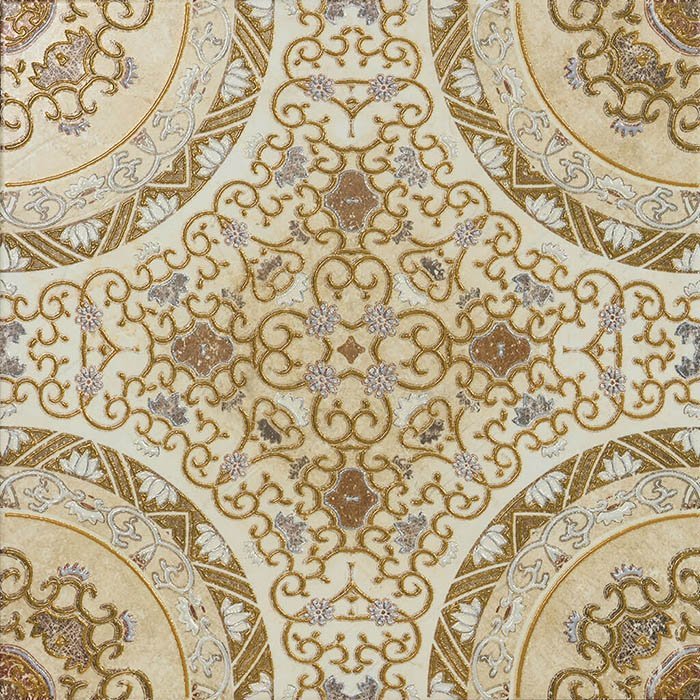 Декоративные элементы El Molino Decor Corona Marfil, цвет бежевый, поверхность матовая, квадрат, 450x450