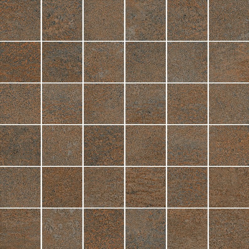Мозаика Sant Agostino Oxidart Mosaico Copper CSAMOXCO30, цвет коричневый, поверхность матовая, квадрат, 300x300