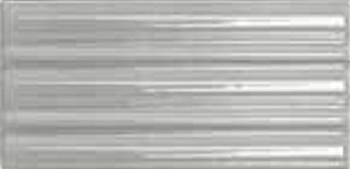 Керамическая плитка Sichenia Mini Grigio Sticks Glossy 19484C, цвет серый, поверхность глянцевая рельефная, прямоугольник, 63x125