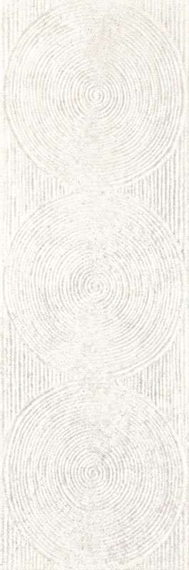 Керамическая плитка Paradyz Nirrad Bianco Struktura, цвет серый, поверхность матовая, прямоугольник, 200x600