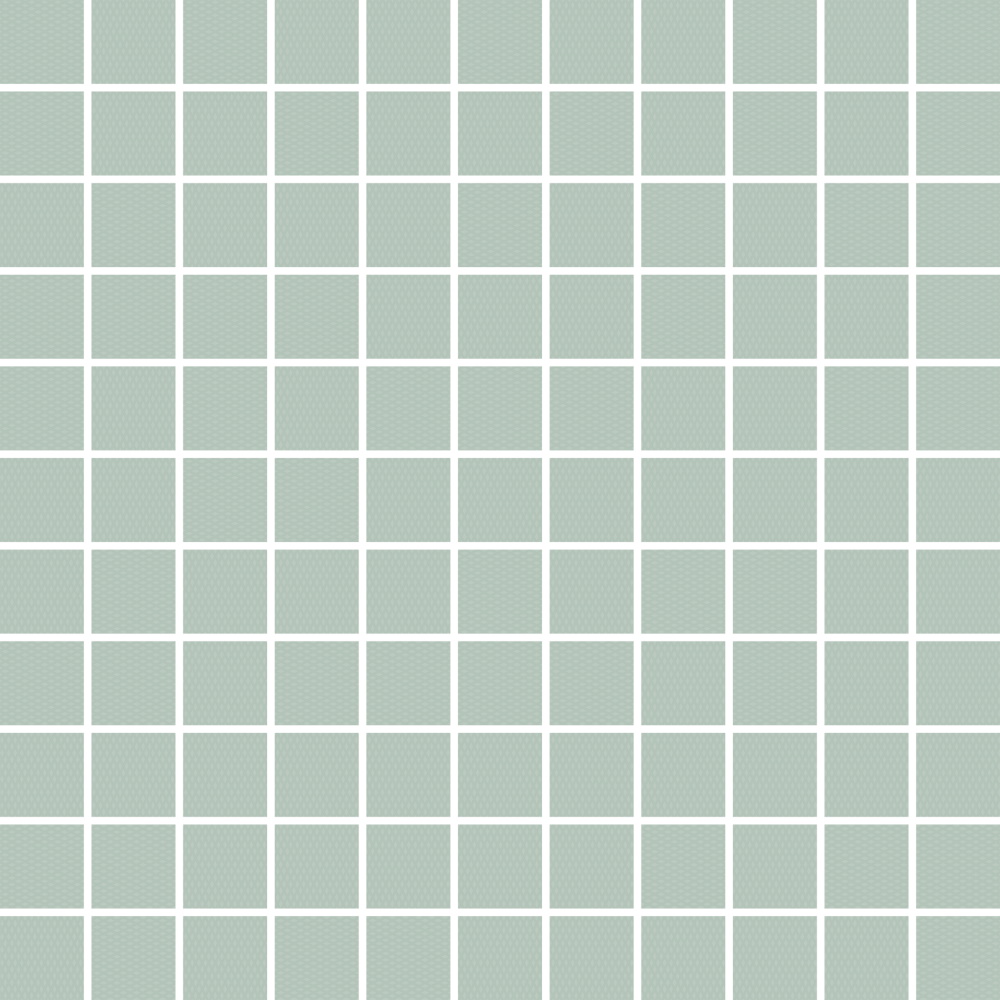 Мозаика Meissen Trendy TY2O021, цвет зелёный, поверхность матовая, квадрат, 300x300