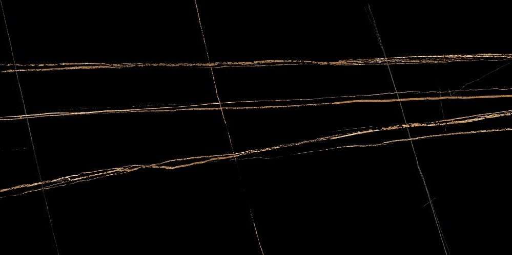 Керамогранит Maimoon Maimoon Black Lorence highglossy, цвет чёрный, поверхность глянцевая, прямоугольник, 600x1200