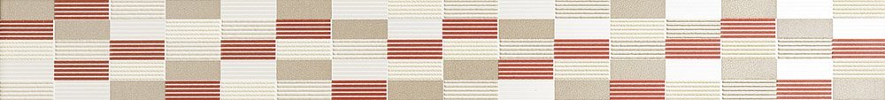 Бордюры Love Tiles Acqua Barra Costa Rubi, цвет разноцветный, поверхность глянцевая, прямоугольник, 50x450