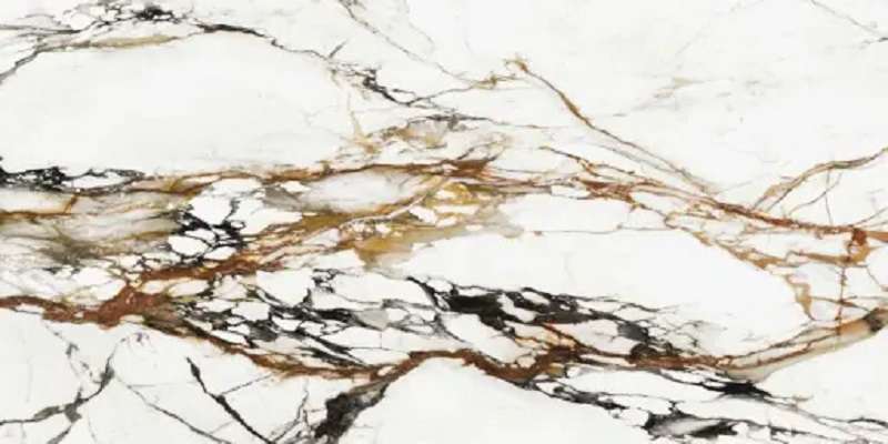 Широкоформатный керамогранит Urbatek Paonazzo Biondo Silk B 100288132B, цвет белый коричневый бежевый, поверхность сатинированная, прямоугольник, 1200x2500