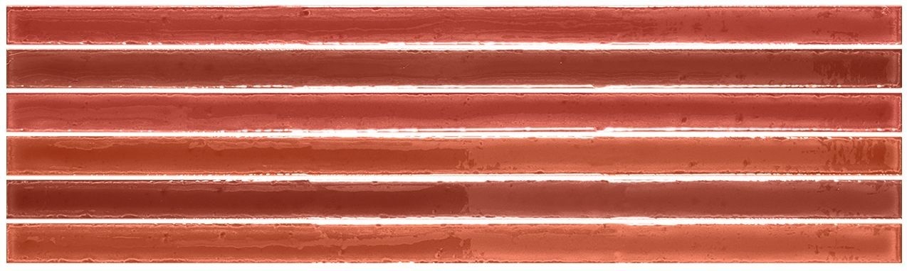 Мозаика Amadis Long Stick Wild Coralito Crackle 8436552229248, цвет красный, поверхность глянцевая, прямоугольник, 130x450
