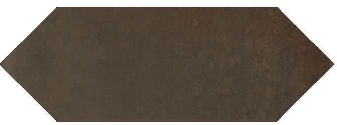 Керамогранит Cerdomus Crete Prisma Bronzo 88662, цвет коричневый, поверхность матовая, шестиугольник, 98x293