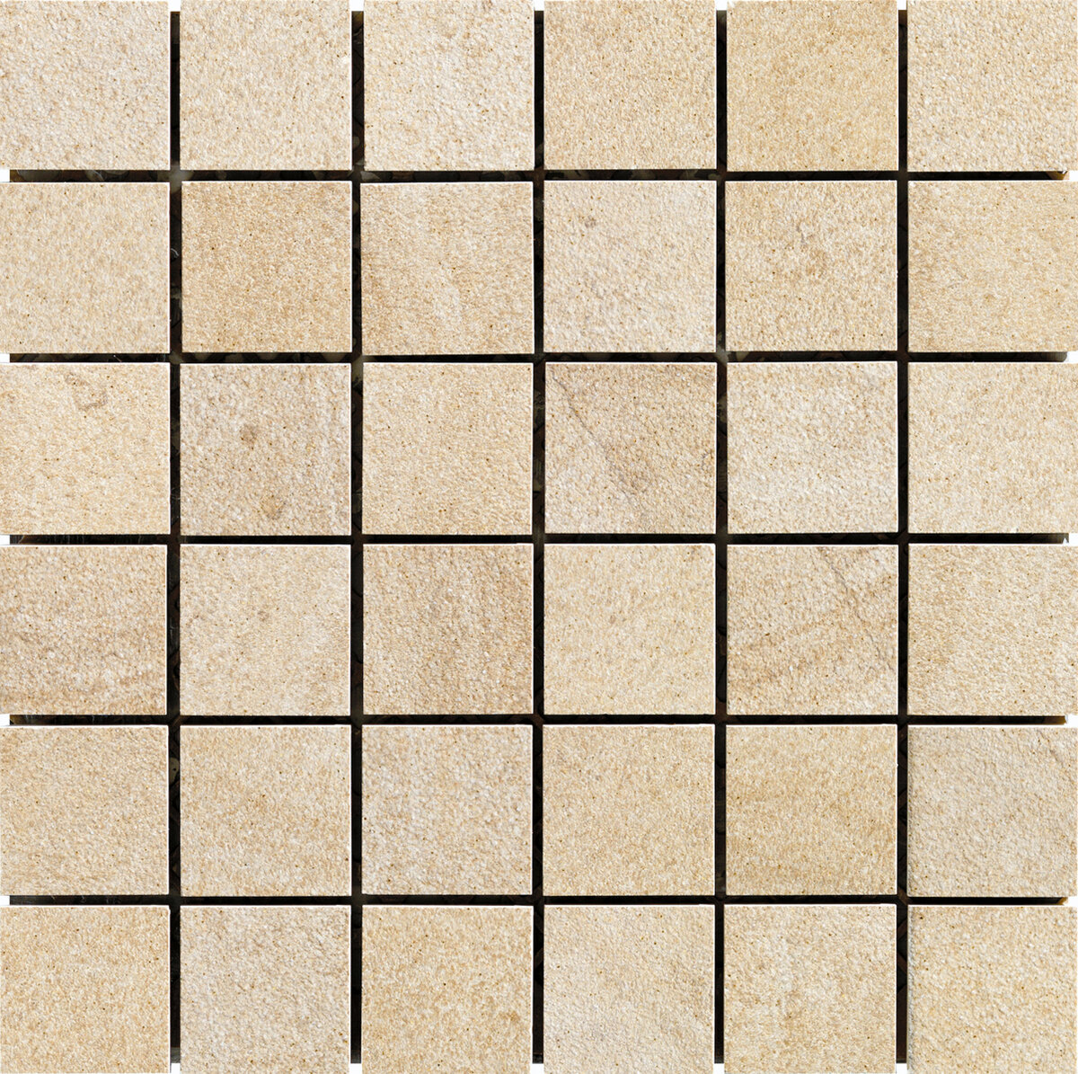 Мозаика Alfalux Stone Prints Beige Mosaico 7265901, цвет бежевый, поверхность матовая, квадрат, 300x300