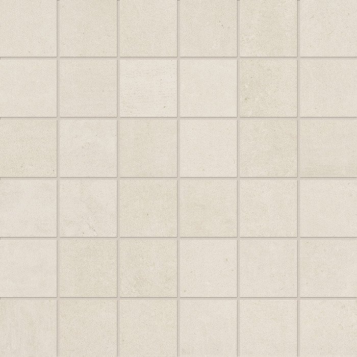 Мозаика ABK Docks Nosaico Quadretti White DKR09051, цвет бежевый, поверхность матовая, квадрат, 300x300
