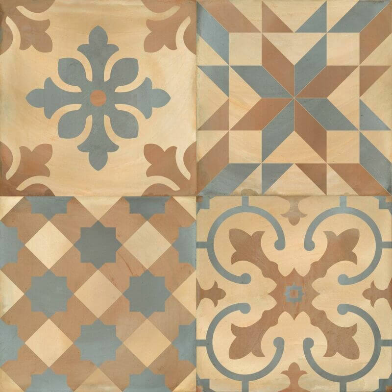 Декоративные элементы Cifre Decor Montblanc Paja 2, цвет бежевый, поверхность глянцевая, квадрат, 450x450