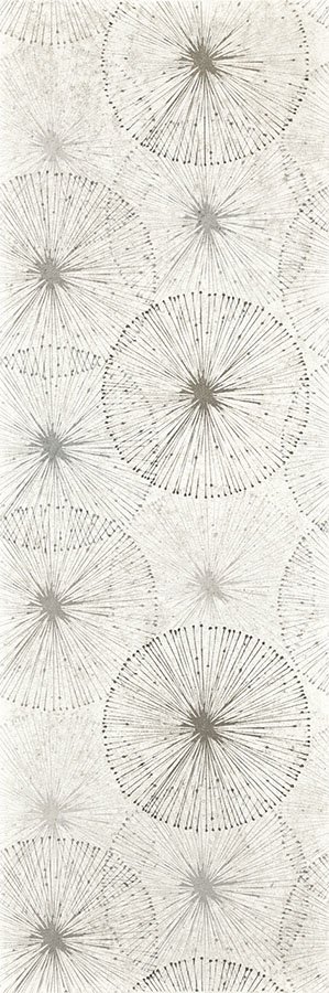 Декоративные элементы Paradyz Nirrad Bianco Inserto, цвет серый, поверхность матовая, прямоугольник, 200x600