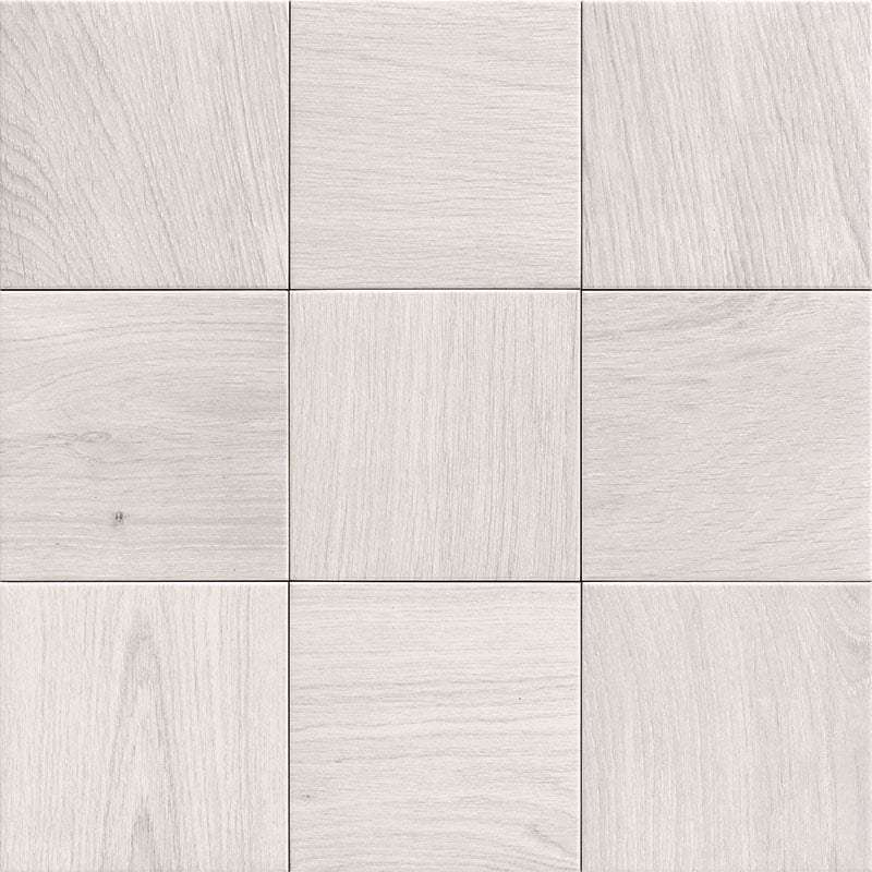 Керамогранит Mainzu Patchwood Bianco PT03083, цвет белый, поверхность матовая, квадрат, 200x200