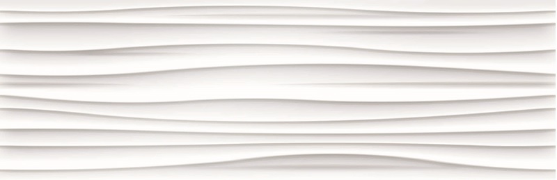 Декоративные элементы Ibero Sirio Concept White Gloss, цвет белый, поверхность глянцевая рельефная, прямоугольник, 200x600