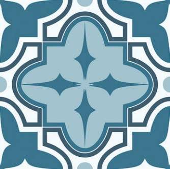 Керамогранит Heralgi Gio Daima Cold, цвет синий, поверхность матовая, квадрат, 200x200