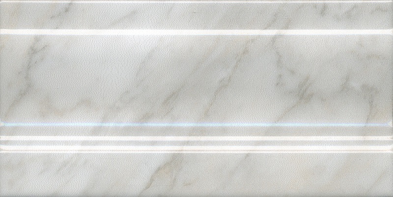 Бордюры Kerama Marazzi Каприччо плинтус белый глянцевый FMD041, цвет серый, поверхность глянцевая, прямоугольник, 100x200