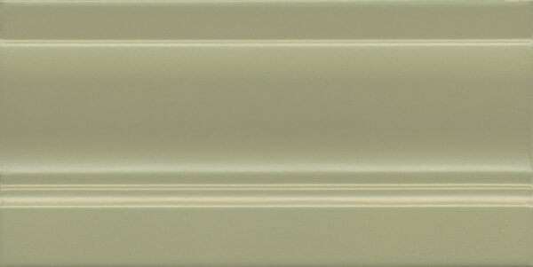 Бордюры Kerama Marazzi Турати Плинтус Зеленый Светлый FMD032, цвет зелёный, поверхность матовая, прямоугольник, 100x200