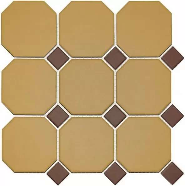 Керамогранит Topcer Field Material 4421OCT20, цвет коричневый терракотовый, поверхность матовая, квадрат, 300x300